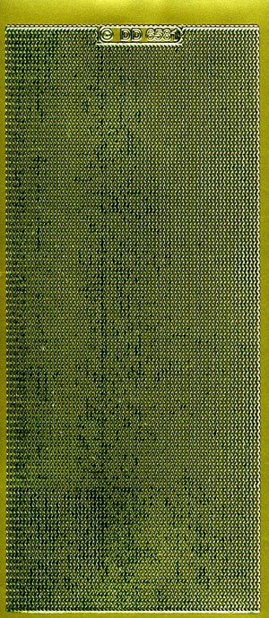 6581 - Kanter - stickers - guld